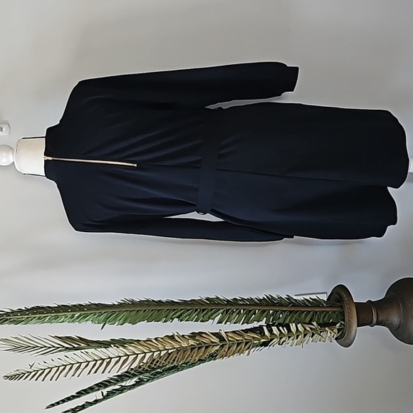 Maurices Black Mock Neck Long Sleeve Zip Back Dress NWT - Picture 2 of 14